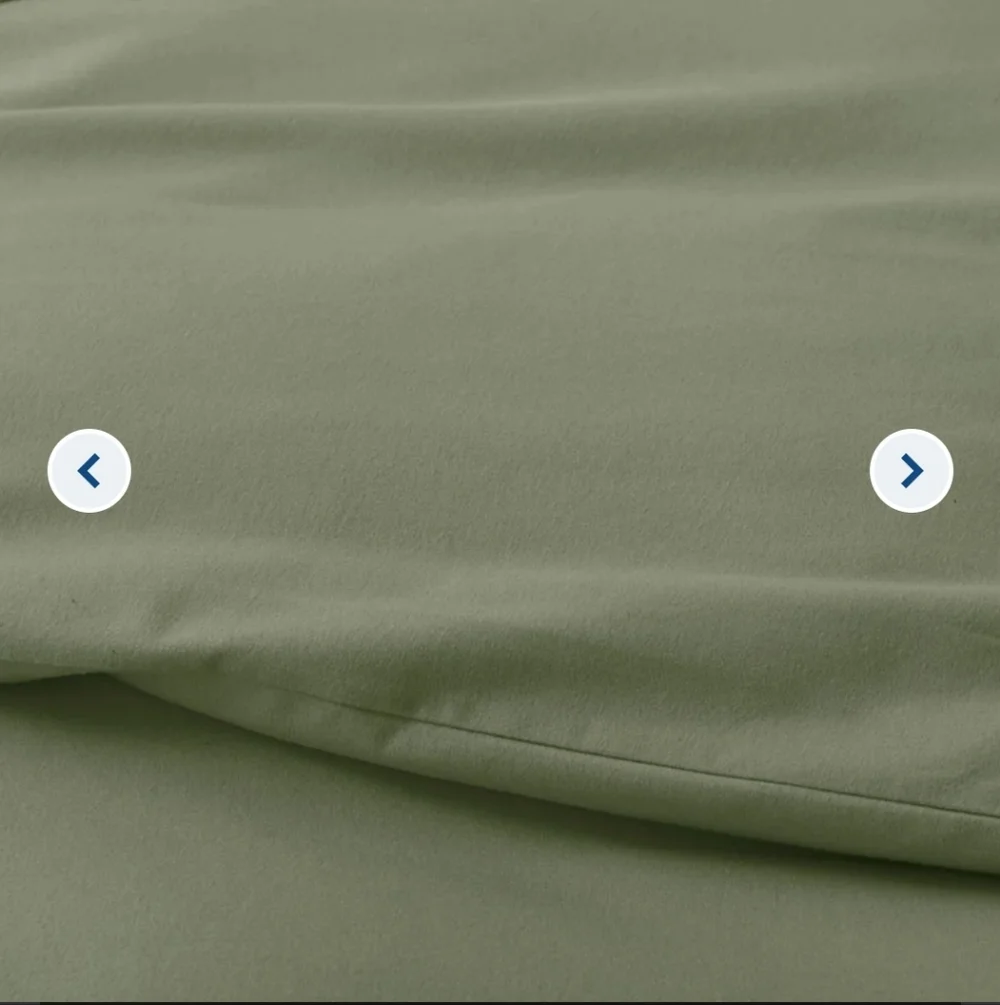NWT Company Store Ultra-Cozy Cotton Velvet Flannel Duvet Cover Willow Green